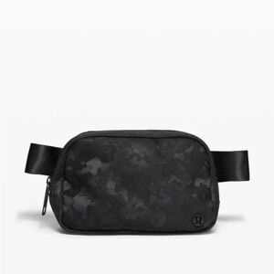 Lululemon Black Camouflage Belt Bag